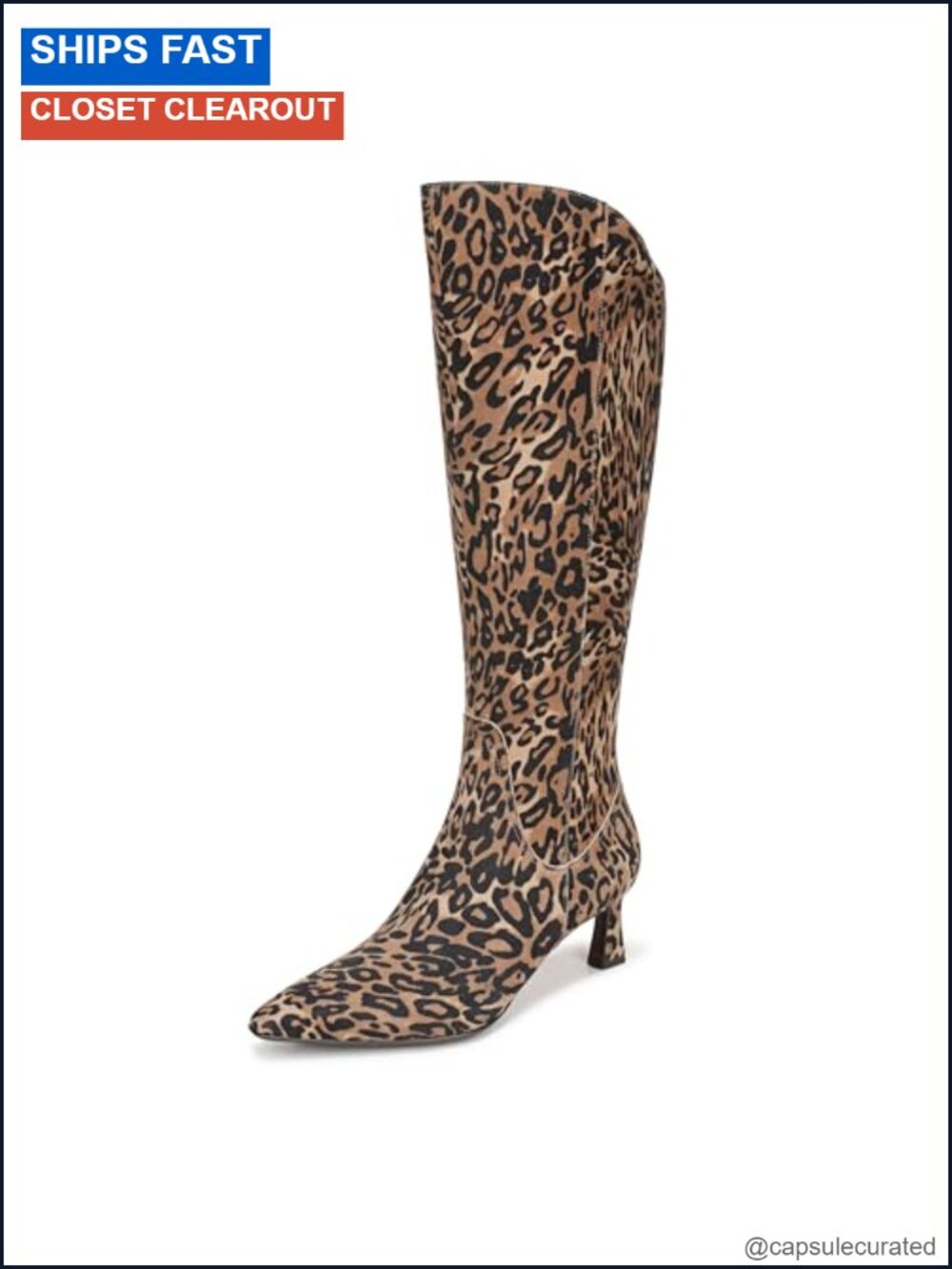 Naturalizer Deesha Extra Wide Calf Suede Knee High Zip Boot with Contour+